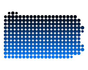 Image showing Map of Pennsylvania