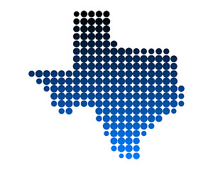 Image showing Map of Texas