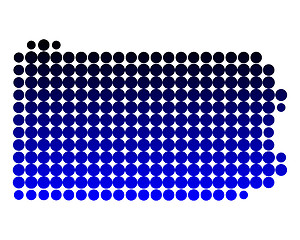 Image showing Map of Pennsylvania