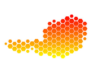 Image showing Map of Austria