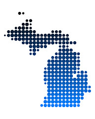 Image showing Map of Michigan