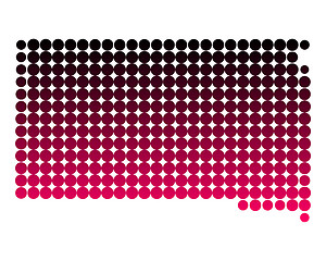 Image showing Map of South Dakota