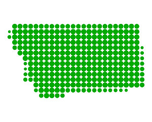 Image showing Map of Montana