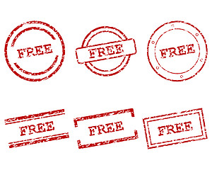 Image showing Free stamps