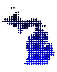 Image showing Map of Michigan