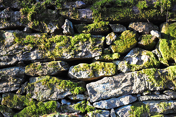 Image showing Granite wall