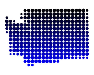 Image showing Map of Washington