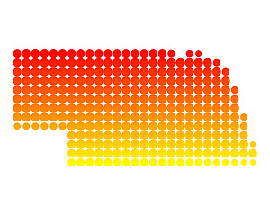 Image showing Map of Nebraska