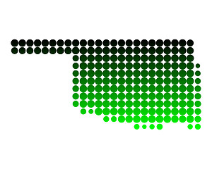 Image showing Map of Oklahoma