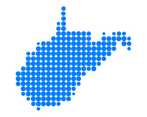 Image showing Map of West Virginia