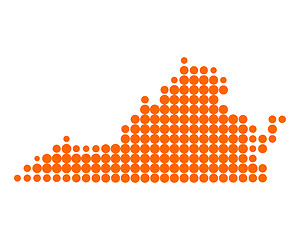 Image showing Map of Virginia