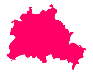 Image showing Map of Berlin