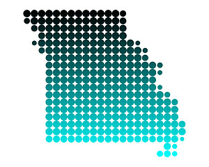 Image showing Map of Missouri