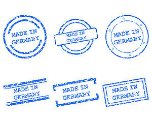 Image showing Made in Germany stamps