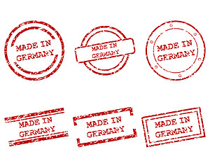Image showing Made in Germany stamps
