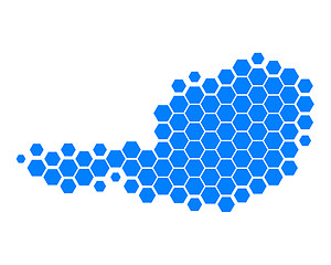 Image showing Map of Austria