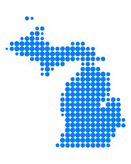 Image showing Map of Michigan