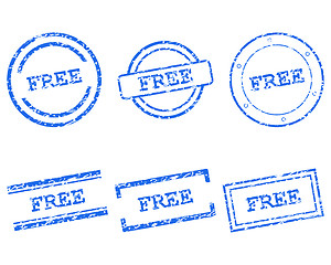Image showing Free stamps
