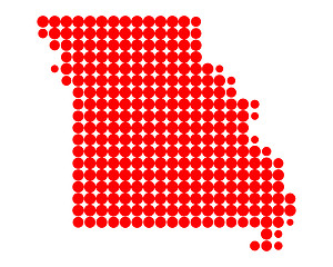 Image showing Map of Missouri