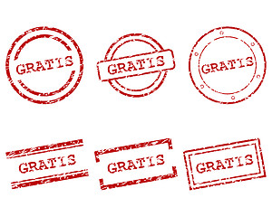 Image showing Gratis stamps