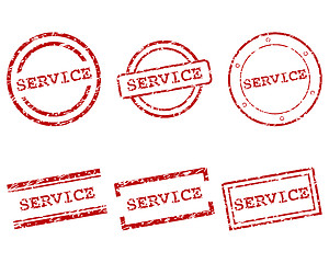 Image showing Service stamps