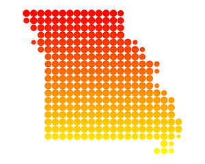 Image showing Map of Missouri