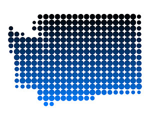 Image showing Map of Washington