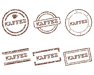Image showing Kaffee stamps