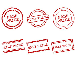 Image showing Half price stamps