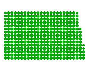 Image showing Map of North Dakota