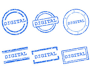 Image showing Digital stamp