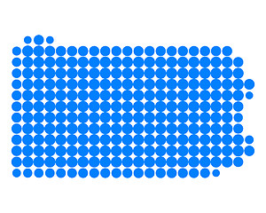 Image showing Map of Pennsylvania