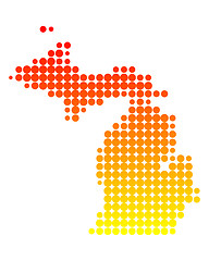 Image showing Map of Michigan