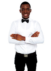 Image showing Portrait of young african guy