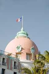 Image showing classic architecture famous hotel Nice France on French Riviera 