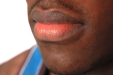 Image showing Serious Lips