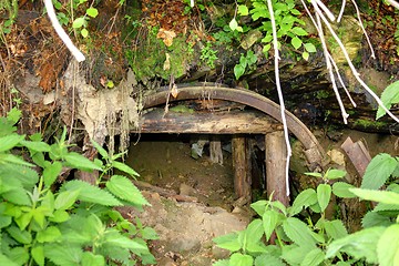 Image showing entrance of an old mine 