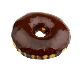 Image showing donut with chocolate frosting