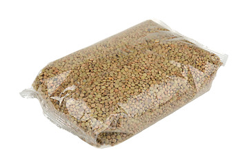 Image showing lentils in a package