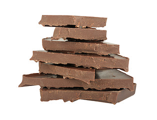 Image showing pieces of chocolate