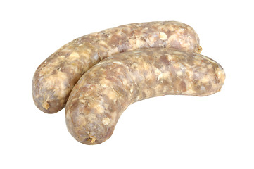 Image showing raw sausage for frying