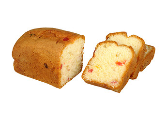 Image showing cake with candied fruit