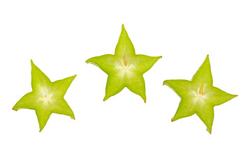 Image showing fresh slice carambola