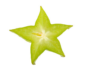 Image showing fresh slice carambola