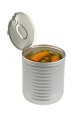 Image showing Canned peas and carrots