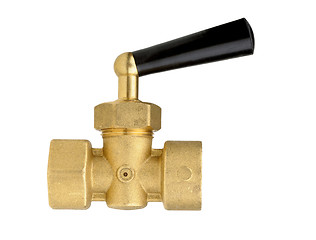 Image showing Brass tap