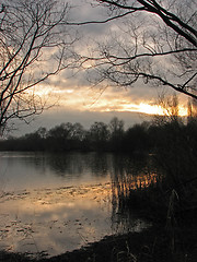 Image showing Winter Sunset