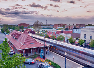 Image showing Manassas railway station in Virginia usa