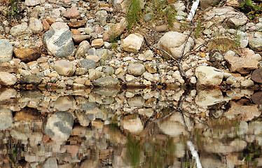 Image showing mirror lake closeup