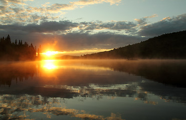 Image showing colorful sunrise